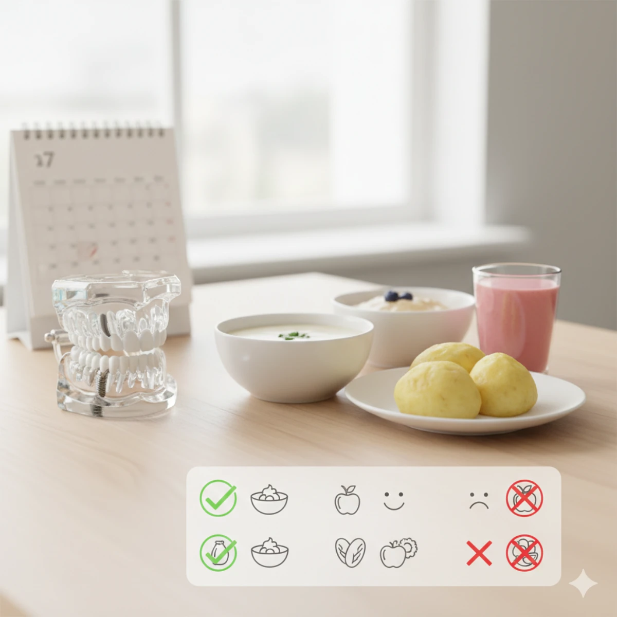 การปฏิบัติตัวหลังทำรากฟันเทียม: กินอะไรได้บ้าง และข้อห้ามสำคัญใน 7 วันแรก