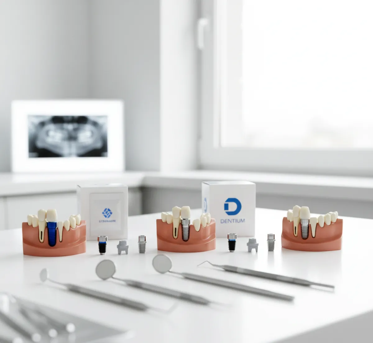 เทียบชัด! รากฟันเทียมยี่ห้อไหนดี? Straumann, Neodent, Osstem, Dentium ต่างกันอย่างไร?