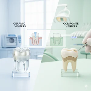 วีเนียร์เซรามิก vs วีเนียร์คอมโพสิต