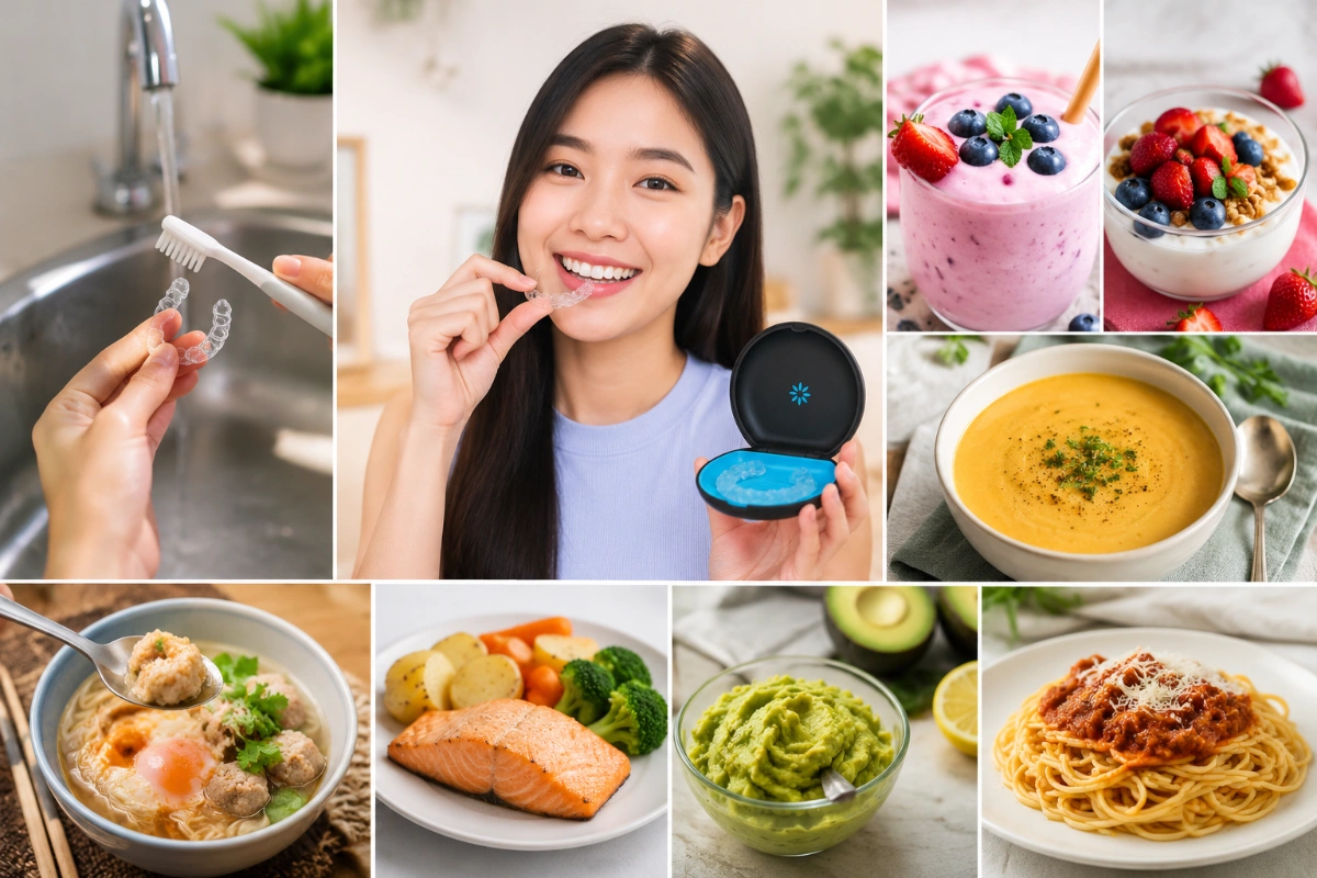 จัดฟันใสกินอะไรได้บ้าง? เคล็ดลับการใช้ชีวิตแบบไม่ต้องงดของอร่อยที่คนใส่เหล็กทำไม่ได้