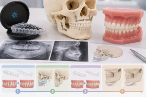 วางแผนจัดฟันใส Invisalign ควบคู่กับการทำศัลยกรรมโครงหน้า (ตัดขากรรไกร/เสริมคาง) อะไรควรทำก่อน-หลัง