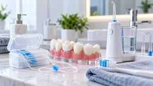 ไหมขัดฟันชนิดพิเศษ (Superfloss) และไหมขัดฟันพลังน้ำ (Water Flosser) ตัวช่วยสำคัญของคนทำครอบฟัน